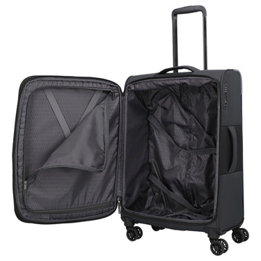 Travelite Corsiica - 4-Rollen-Trolley M 67 cm erw. (black) - Ansicht 7