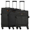 Travelite Briize - 4-Wheel Trolley Set 3pcs. S/M adult/L adult (schwarz)