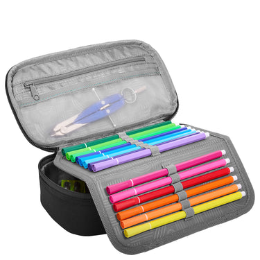 Coocazoo - Schlampermäppchen 24 cm (Black Coal) - Ansicht 3