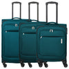 Travelite Priego - Set de trolley con 4 ruedas 3 piezas (petrol)
