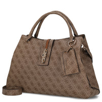 Guess Yvonne Logo Carryall - Henkeltasche 40 cm (latte logo) - Ansicht 2