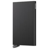 Secrid Cardprotector Fluted - Tarjetero 6cc 10.2 cm RFID (black+)