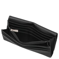 Guess Laurel II SLG Flap - Cartera 6 ranuras para tarjetas 20 cm (negro)