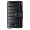 Secrid Miniwallet Emboss Lines - Tarjetero 6cc 10.2 cm RFID (black+)