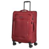 D&N Travel Line 9804 - Trolley de 4 ruedas M 68 cm expandible (dark red)