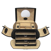 Windrose Merino - Caja de joyas 29.5 cm (negro)