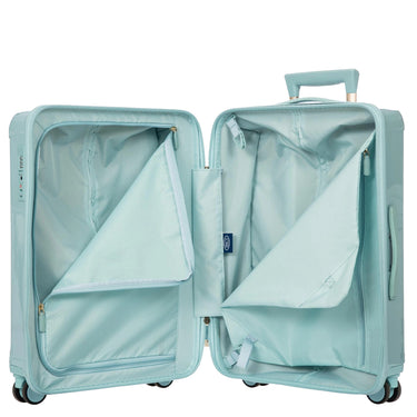 Brics Positano - 4 - Rollen - Trolley M 69 cm erw. (hellblau) - Markenkoffer