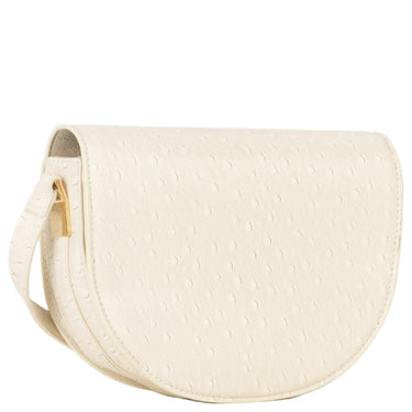 Valentino Bags Rossy Re - Umhängetasche Straußenoptik 21.5 cm (ecru)