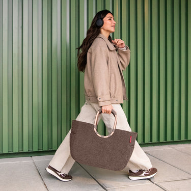reisenthel shopping loopshopper L - Einkaufstasche mit Bügel 46 cm (teddy chocolate) - Ansicht 5