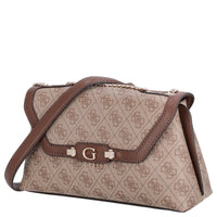 Guess Lindsey XBody Flap - Umhängetasche 27 cm (latte logo) - Ansicht 2