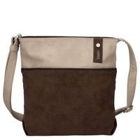 zwei Jana J10 - Schultertasche 29 cm (nubuk-espresso)