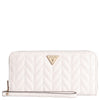 Guess Stacey SLG Large Zip - Cartera 12cc 21 cm (off white)