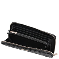 Guess Stacey SLG Large Zip - Cartera 12cc 21 cm (black)