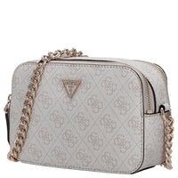 Guess Noelle II Crossbody - Bolso bandolera 20 cm (Color: dark taupe logo)