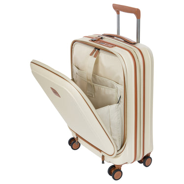 Brics Taormina - 4-Rollen-Kabinentrolley mit Vortasche 55 cm erw. USB (creme) - Ansicht 7