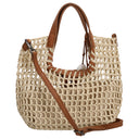 FREDsBRUDER Sun Carrier Square - Shopper (natural straw & desert brown) - Ansicht 4