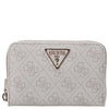 Guess Laurel II SLG Medium Zip Around - Cartera 4 tarjetas 14,5 cm (dark taupe logo)