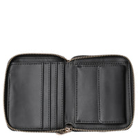 Guess Ella Logo SLG Small Zip - Cartera 4cc 11 cm (black logo)