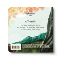 Affenzahn Pappbilder Buch von Martin Baltscheit 17 cm - Buch (Für mich Affe) - Markenkoffer