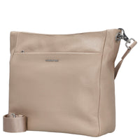 Mandarina Duck Mellow Leather - Umhängetasche L 35 cm (warm taupe) - Ansicht 2