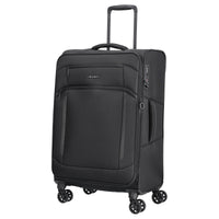 D&N Travel Line 9804 - Trolley de 4 ruedas M 68 cm expandible (black)