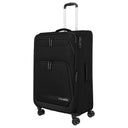 Travelite Kick Off - 4-Rollen-Trolley L 78 cm erw. (black)