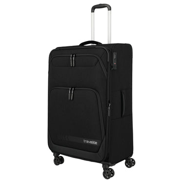 Travelite Kick Off - 4-Rollen-Trolley L 78 cm erw. (black)