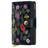 Secrid Miniwallet Stitch Floral - Tarjetero 6cc 10.2 cm RFID (black+)