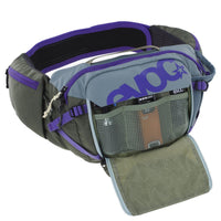 Evoc Hip Pack 3 - Gürteltasche 28 cm (steel/violet/dark olive) - Ansicht 4