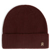 Tommy Hilfiger Cashmere Beanie - Gorro (deep burgundy)