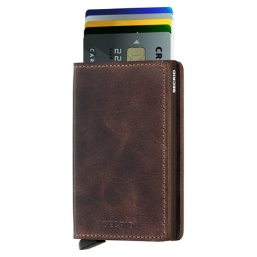 Secrid Vintage Slimwallet - Cartera RFID 6.8 cm (chocolate)