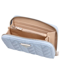 Guess Stacey SLG Medium Zip - Cartera 4cc 14 cm (light blue)