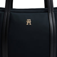 Tommy Hilfiger Soft Nylon Hobo - Bolso de hombro 52 cm (black)