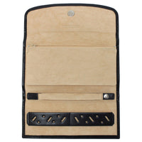 Windrose Merino - Bolsa de joyería 20 cm (negro)