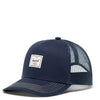 Herschel Whaler Cotton Mesh - Gorra (darkest navy/vintage white stitch)