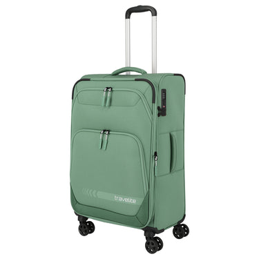 Travelite Kick Off - 4-Rollen-Trolley M 67 cm erw. (Sage Green)