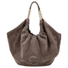 Coccinelle Smash Suede Bim - Shoulder Bag 35 cm (warm taupe)