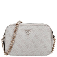 Guess Noelle II Crossbody - Bolso bandolera 20 cm (Color: dark taupe logo)