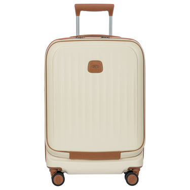 Brics Taormina - 4-Rollen-Kabinentrolley mit Vortasche 55 cm erw. USB (creme) - Ansicht 6