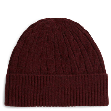 Tommy Hilfiger Flag Cable - Beanie (deep burgundy)
