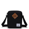 Herschel Heritage - Bolsa bandolera 18 cm (negro)