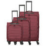 Travelite Skaii 4-Rollen-Trolley Set 3tlg. (red, L/M erw./S)