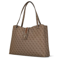 Guess Yvonne Logo Tote - Shopper L 45 cm (latte logo) - Ansicht 2