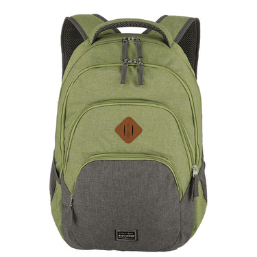 BASICS Backpack Melange, Green/Grey