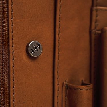 The Chesterfield Brand Barnet - Schreibmappe 14" 34 cm (cognac) - Ansicht 2