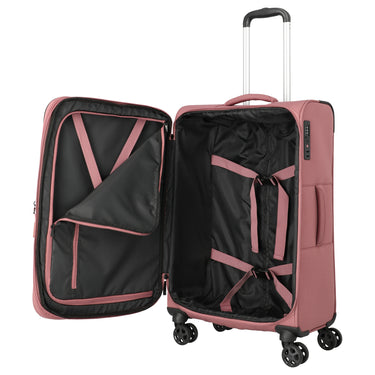 Travelite Kick Off - 4-Rollen-Trolley M 67 cm erw. (blush)