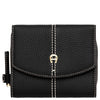 Aigner Ambra - Cartera para 9 tarjetas, 12 cm (negro)