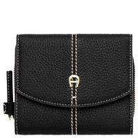 Aigner Ambra - Cartera para 9 tarjetas, 12 cm (negro)