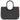 reisenthel shopping loopshopper L - Bolsa de compras con marco 46 cm (puntos brillantes negros)