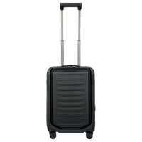 Porsche Design Roadster Hardcase - Trolley de cabina con 4 ruedas y bolsillo frontal S 55 cm (black matt)